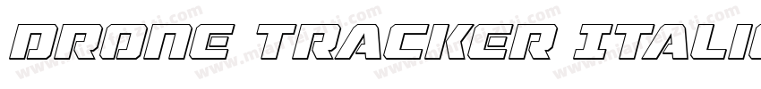 Drone Tracker Italic Italic字体转换